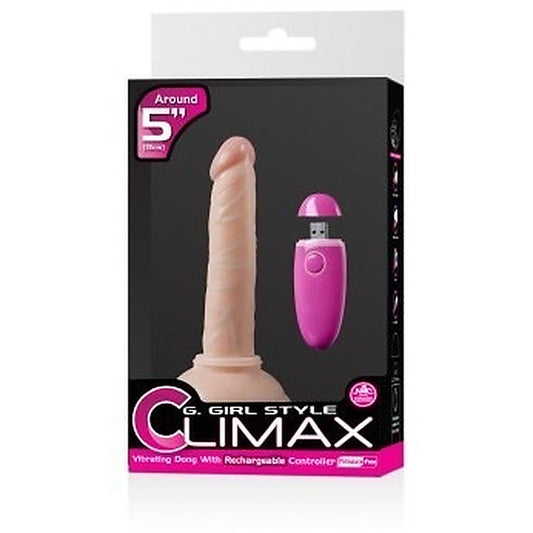 G-Girl Style Climax 5 Vibrating Dong Version 2 - Realistic Dildos
