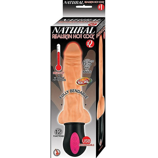 Natural Realskin Hot Cock With Balls - Realistic Dildos