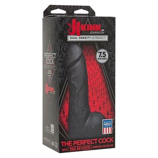 Kink Perfect Cock Black by Doc Johnson - Realistic Dildos
