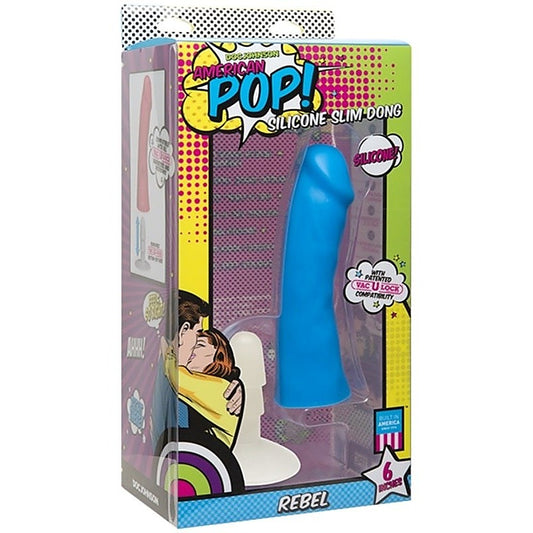 Doc Johnson American Pop Rebel Silicone Slim Dong