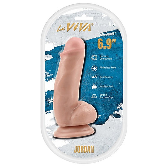 La Viva Jordan 6.9 Inches Dual Density Dildo Flesh