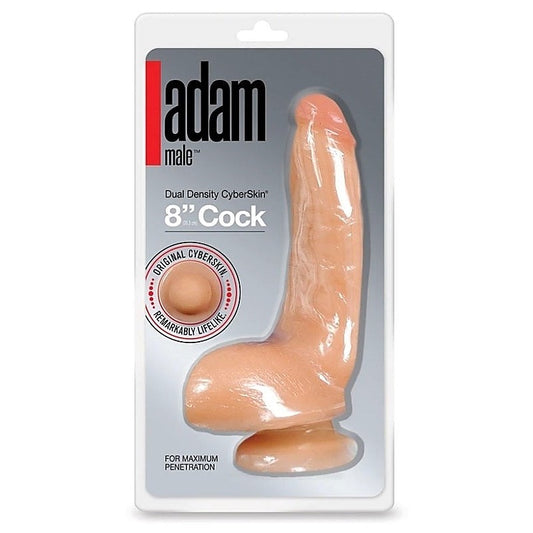 Doc Johnson Adam Male Cyberskin 8 inch Realistic Cock - Realistic Dildos
