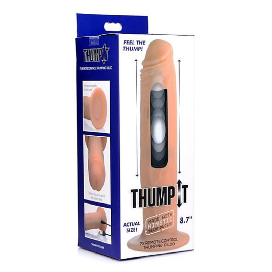 Thump It 7x Remote Control Thumping Dildo - Realistic Dildos