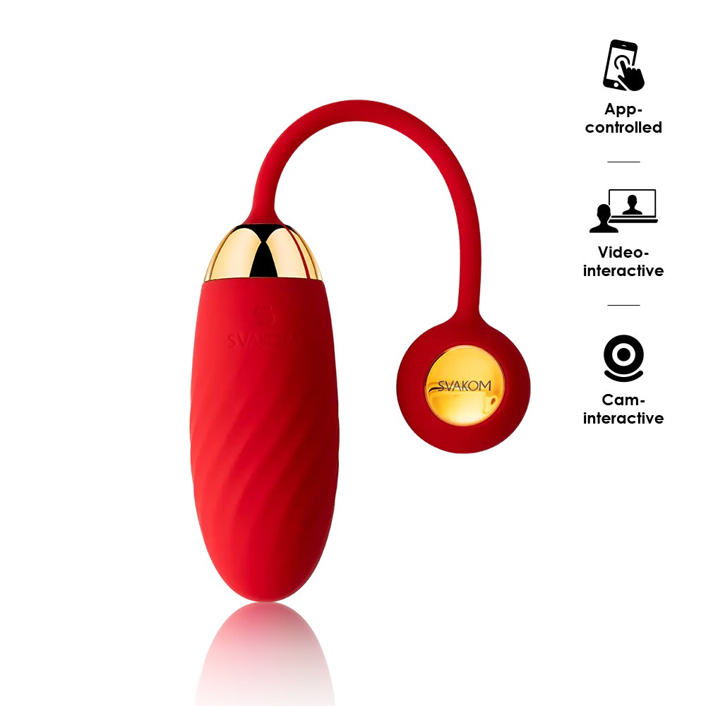 Svakom Ella Neo Interactive App Controlled Love Egg Massager Remote Control Vibrators