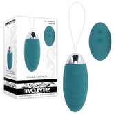 Evolved OVAL OFFICE Wireless Love Egg with Remote Control Green Love Eggs and Kegel Exercisers