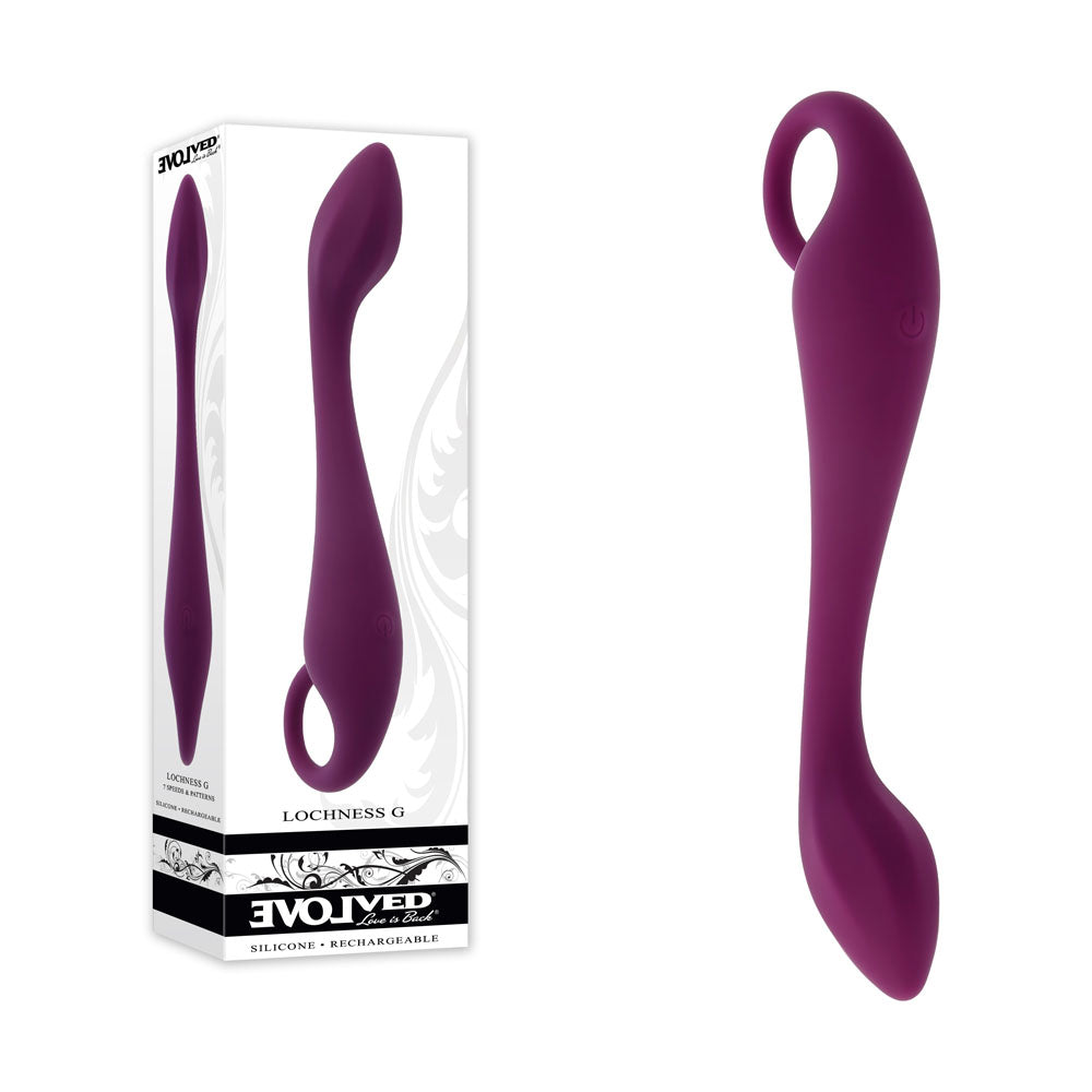 Evolved LOCHNESS G Spot USB Rechargeable G Spot Vibrator Purple G-Spot Vibrators