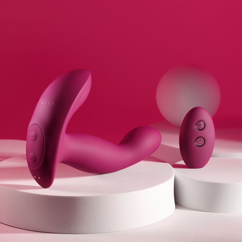 Evolved COME ON OVER G-Spot Vibrator Burgundy Red G-Spot Vibrators