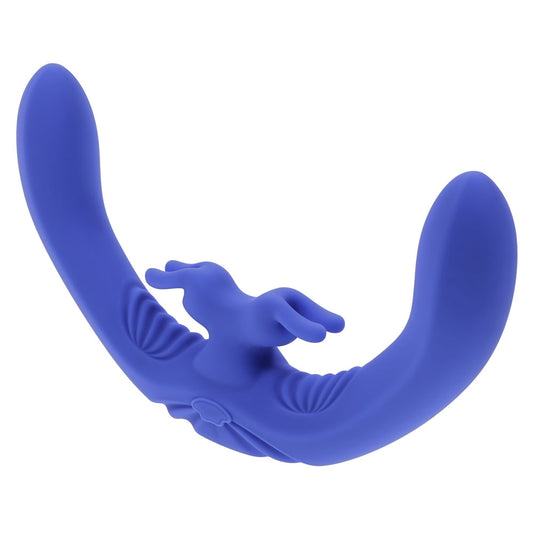 Evolved LOVEBIRDS Double Ended Rabbit Vibrator Purple - Rabbit Vibrators