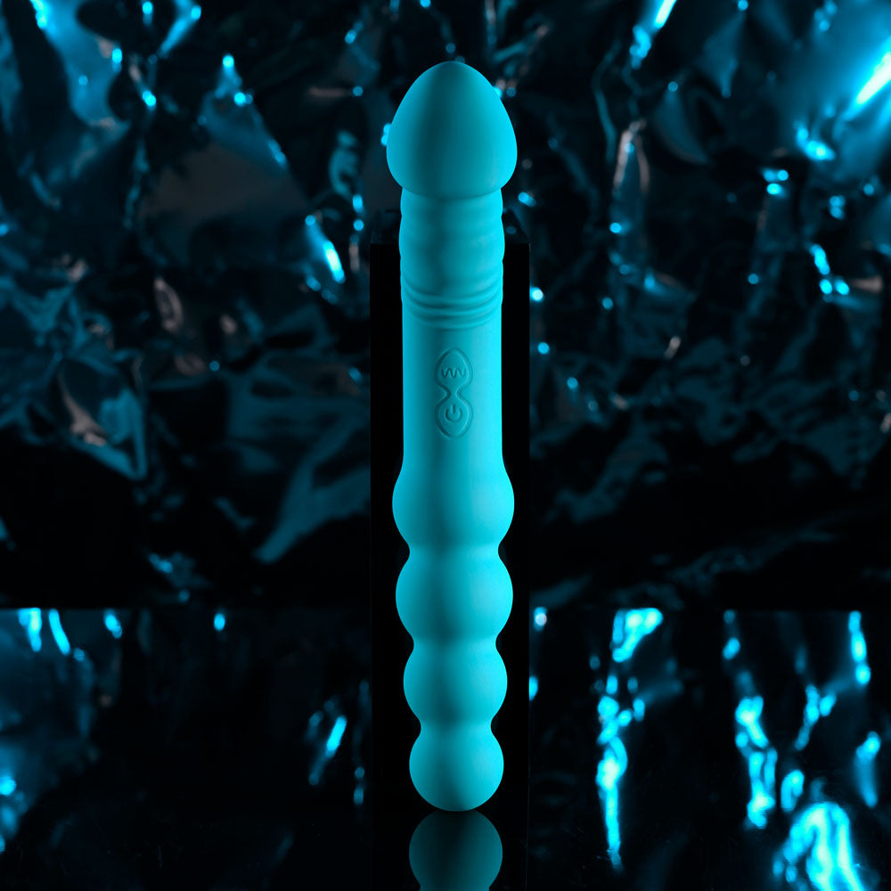 Evolved FLIP FLOP Dual Ended Vibrating Dildo Blue Vibrating Dildos