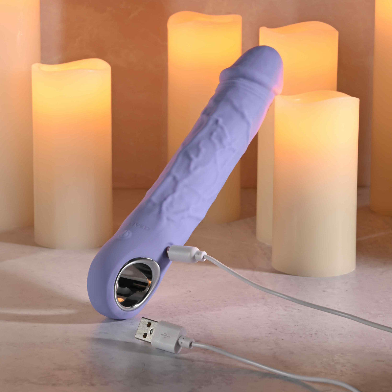 Evolved LARGE PURPLE FANTASY USB Rechargeable Vibrator G-Spot Vibrators