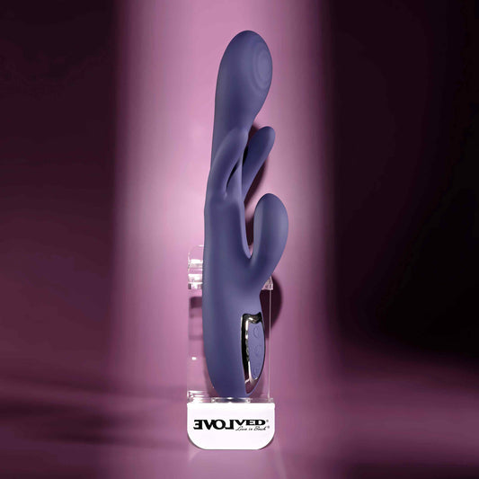 Evolved BOW DOWN USB Rechargeable Rabbit Vibrator - Rabbit Vibrators