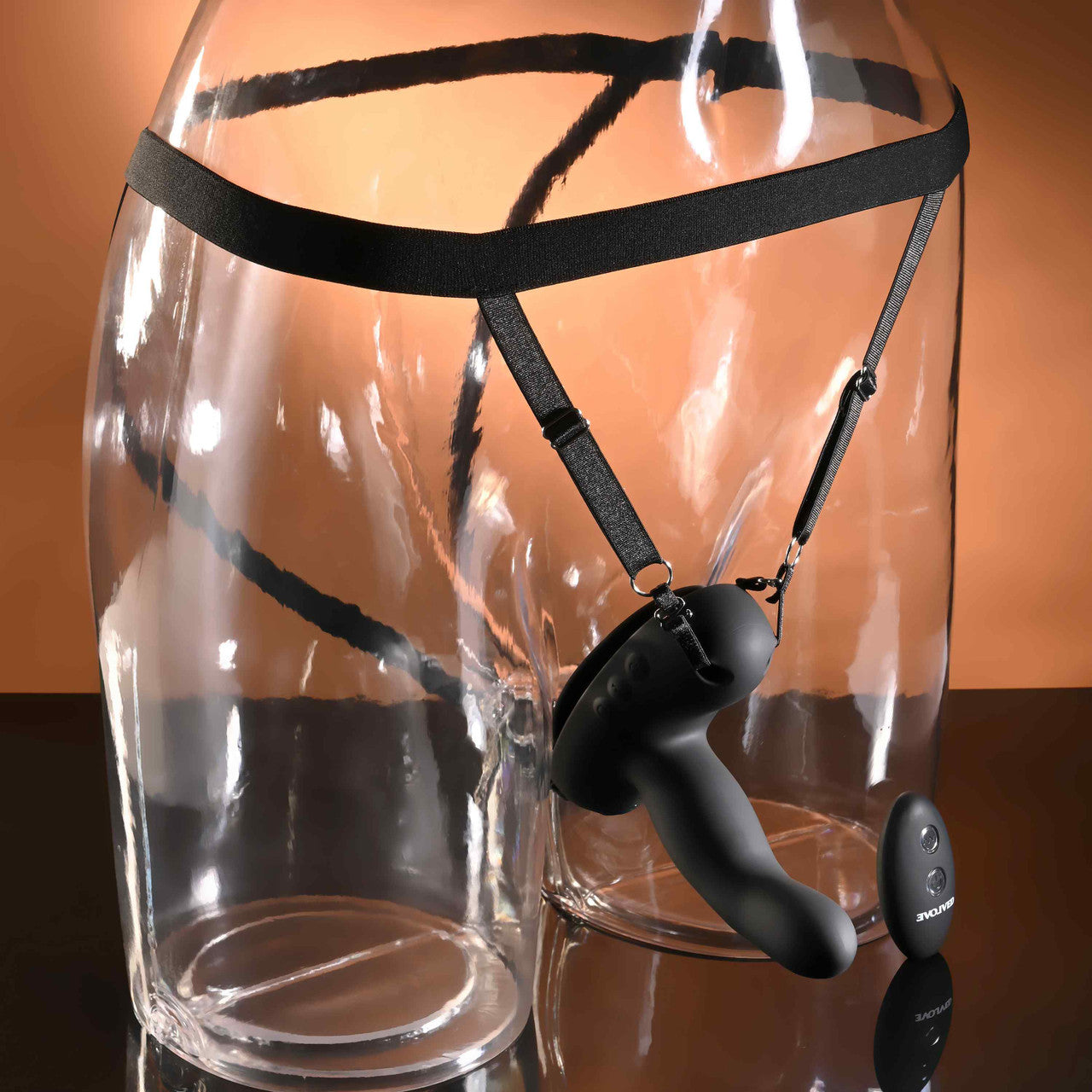 Evolved COME CLOSER Vibrating Strap-On with Remote Strap On Sextoys