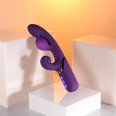 Evolved PLEASURE PUFF Rechargeable Inflatable Rabbit Vibe Purple Rabbit Vibrators