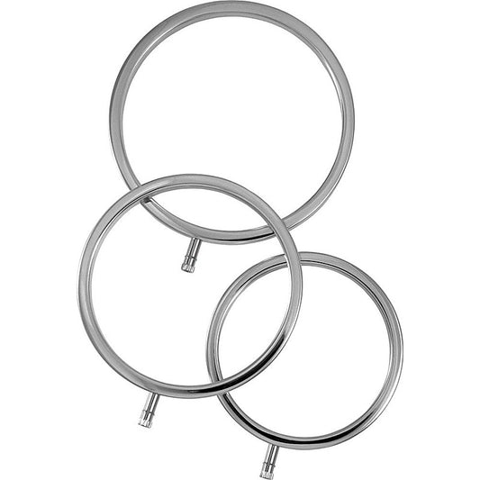 ElectraStim ElectraRings Metal Scrotal Rings - Electro Sex