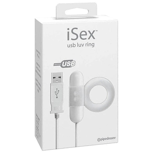 Pipedream iSex USB Luv Ring Vibrator - Ball and Cock Toys