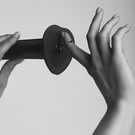 Strap-On-Me Dildo Base Finger O-Ring - Unlock New Possibilities - Collars and Leads