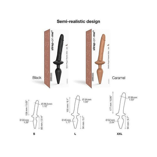STRAP-ON-ME Versatile Silicone Dildo and Plug Set - Anal Dildos