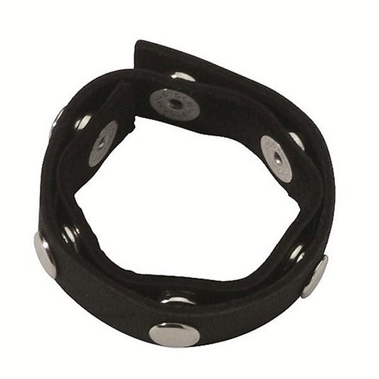 Spartacus Adjustable Leather Penis Ring - Comfort and Control