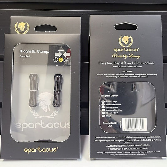 SPARTACUS Magnetic Clit or Tit Clamps Dumbbell