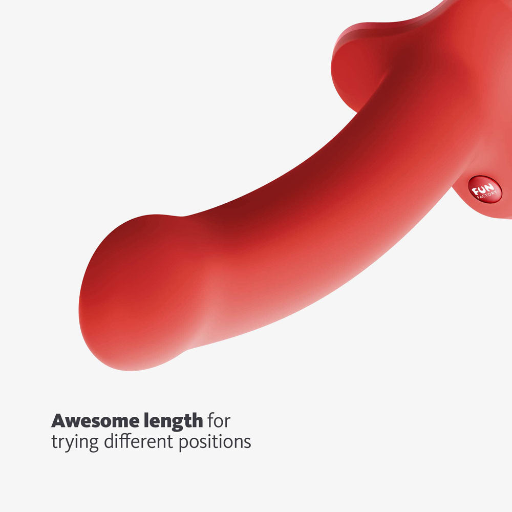 Fun Factory MAGNUM Strap On Dildo Coral Orange Strap On Sextoys