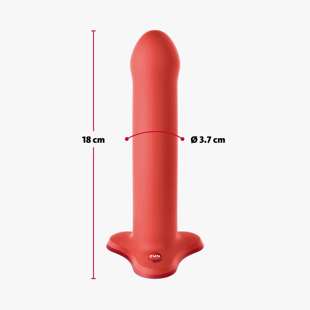 Fun Factory MAGNUM Strap On Dildo Coral Orange Strap On Sextoys
