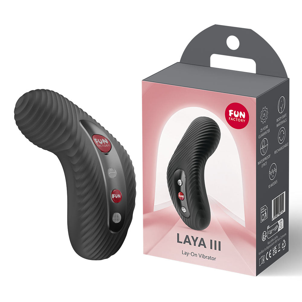 Fun Factory LAYA III Rechargeable Clitoral Stimulator - Clit Ticklers and Pulsators
