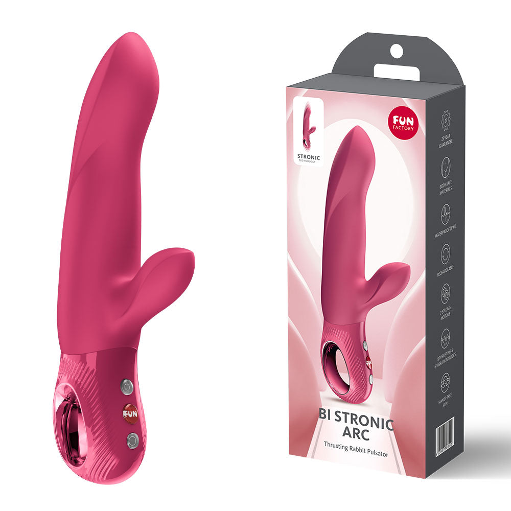 Fun Factory BI STRONIC ARC Thrusting Rabbit Vibrator Rabbit Vibrators