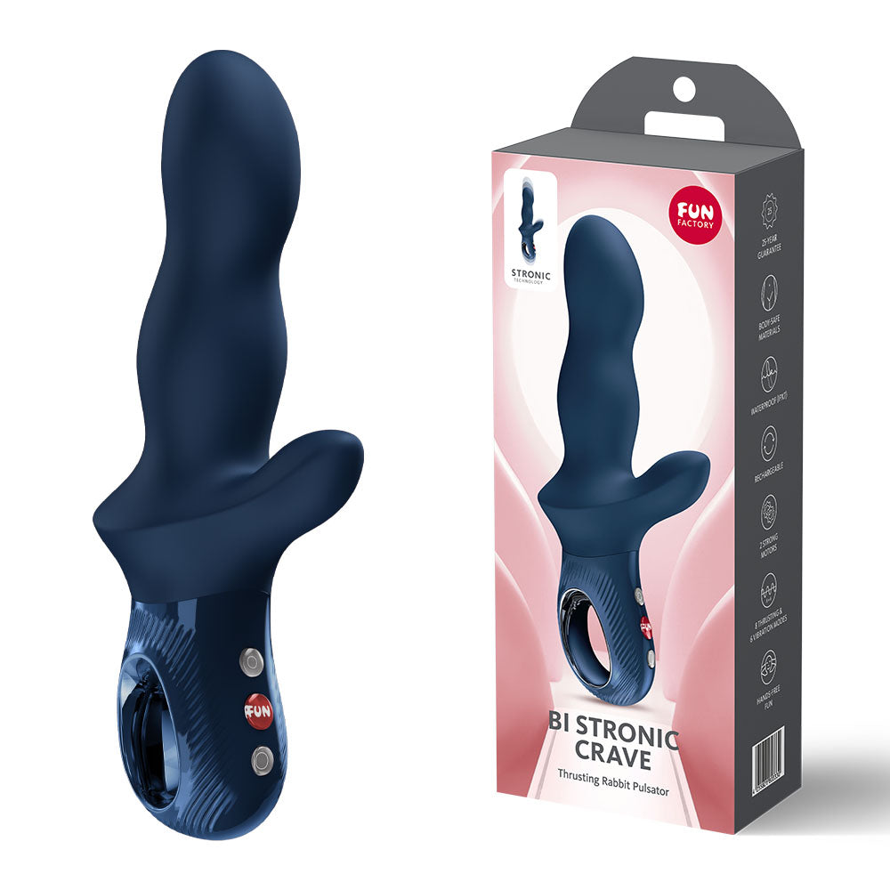 Fun Factory BI STRONIC CRAVE Thrusting Rabbit Massager Rabbit Vibrators