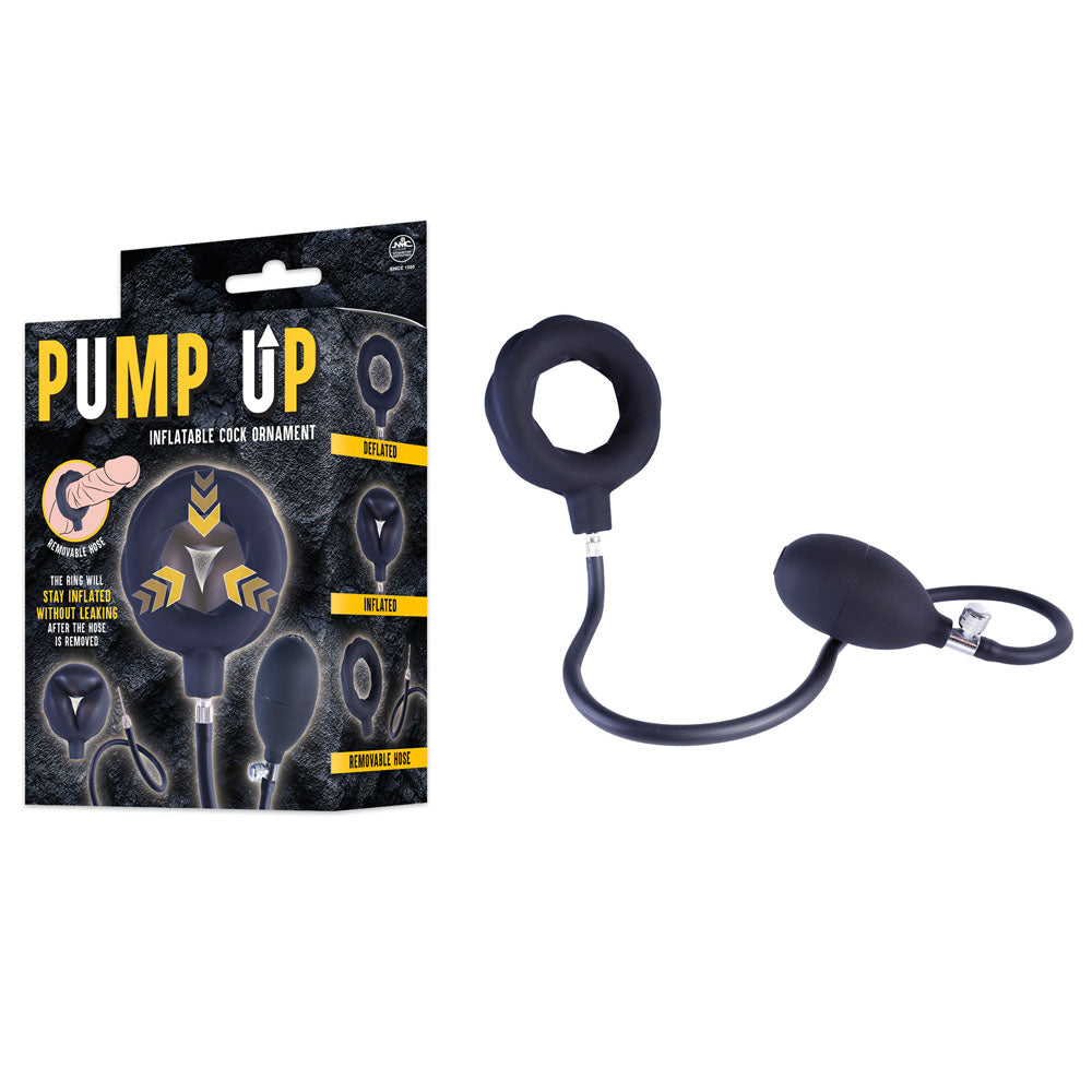 Nanma Corporation Pump Up Inflatable Cock Ring - Stretchy Cock Rings