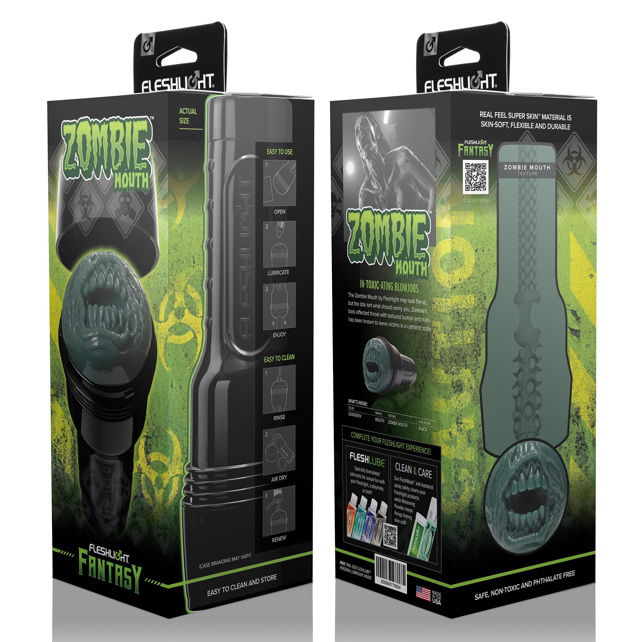 Fleshlight Fantasy Zombie Realistic Mouth Stroker Masturbators and Strokers