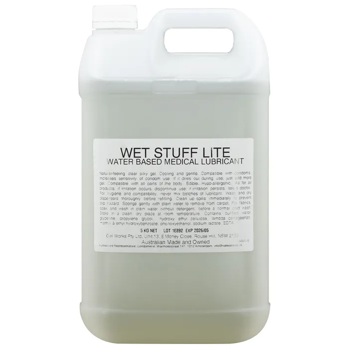 Wet Stuff Lite Water Base Lubricant 5kg Water Based Lubes