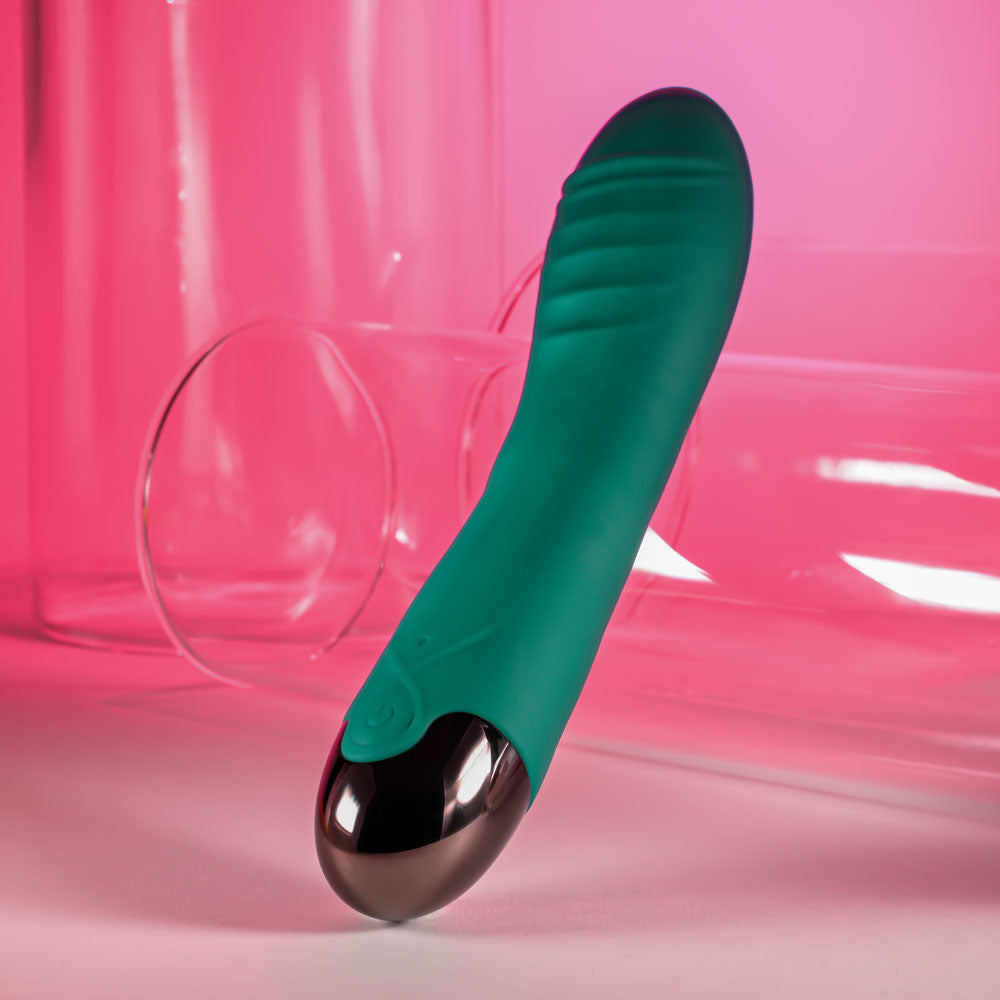 Gender X PIROUETTE USB Rechargeable G Spot Vibrator Green G-Spot Vibrators