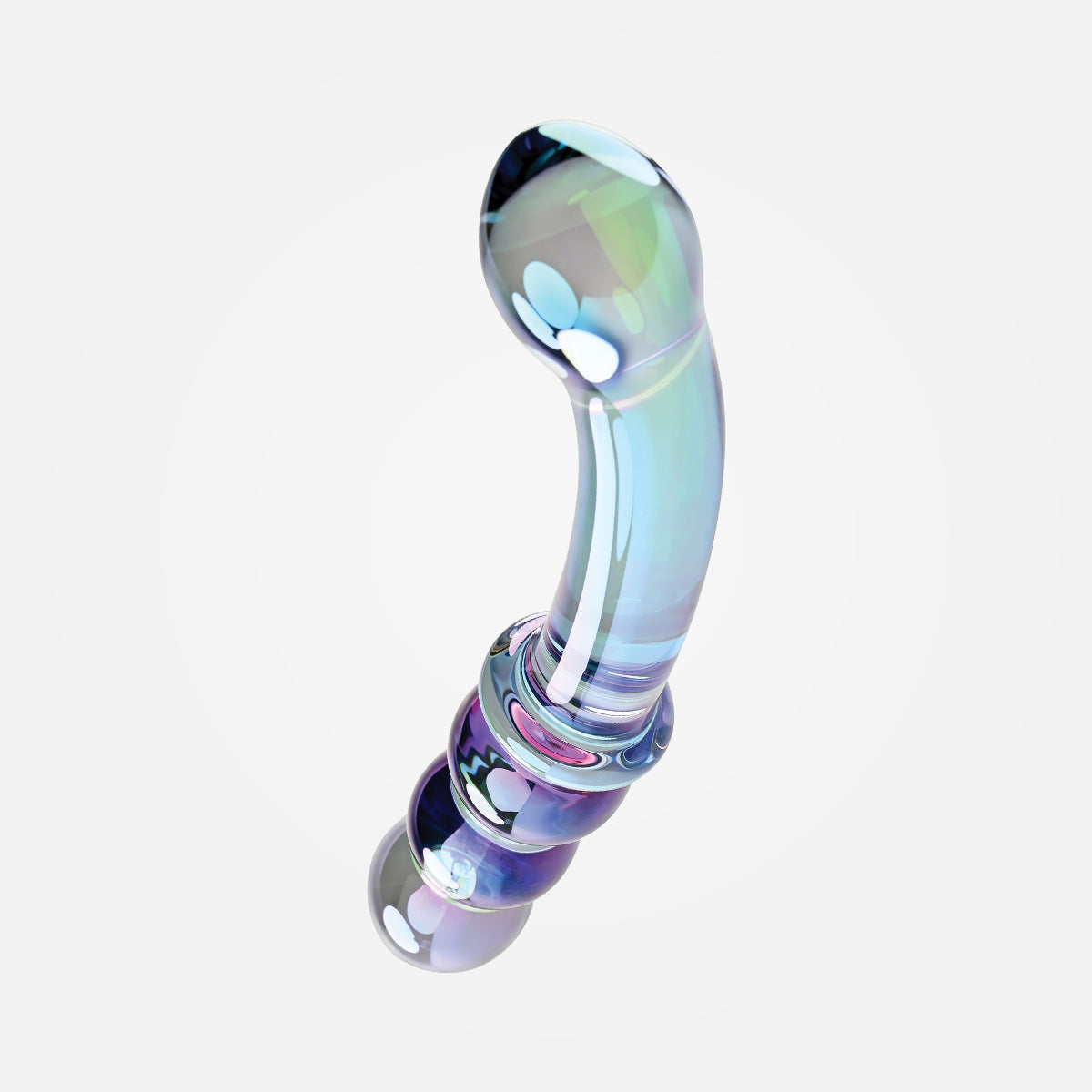 Gender X LUSTROUS GALAXY WAND Double Ended Glass Massager Blue/Violet Glass Sex Toys