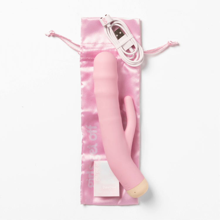 Girls Get Off DeeDee USB Rechargeable Thrusting Rabbit Vibe Rabbit Vibrators