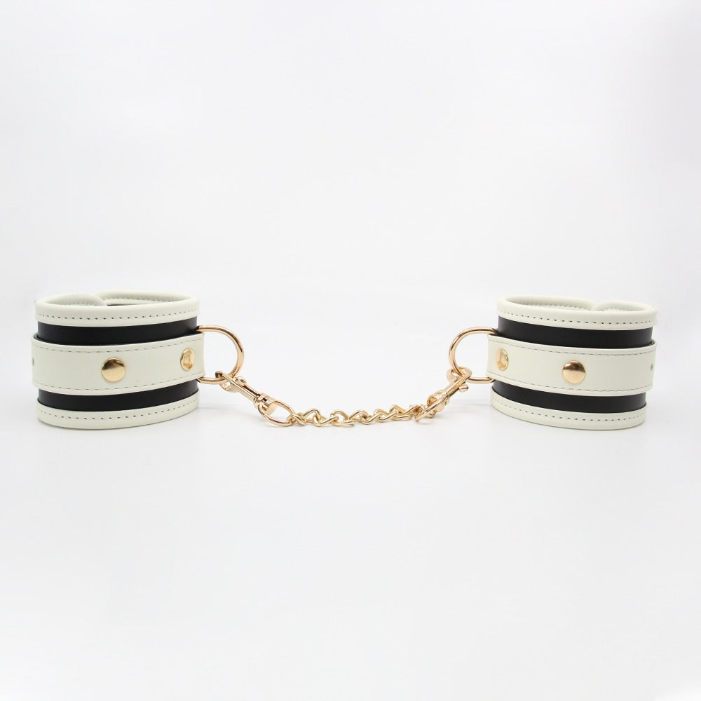 Love In Leather Glow In Dark Bondage Wrist Cuffs Cuffs And Restraints