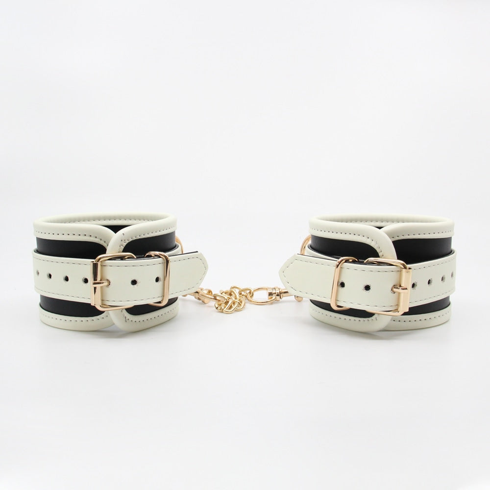 Love In Leather Glow In Dark Bondage Wrist Cuffs Cuffs And Restraints