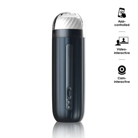 Svakom Hannes Neo Interactive Throbbing Mens Masturbator - Luxury Sex Toys