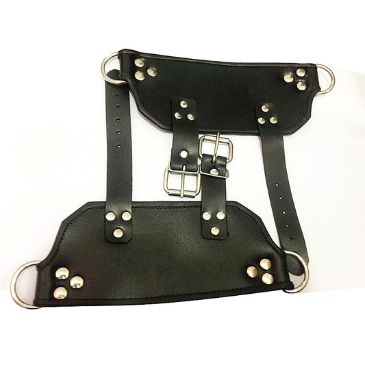 Nailed Hard Foot Leather Suspender
