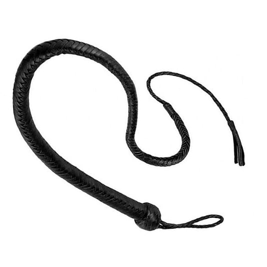 Stockmans Black Leather Whip 60cm