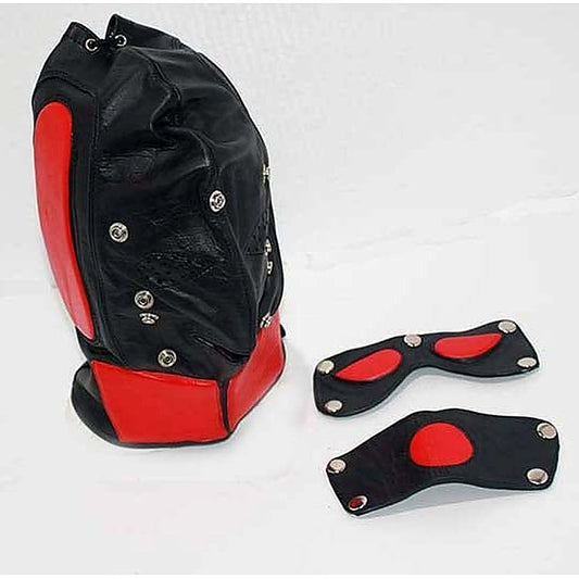 Superhero Leather BDSM Hood