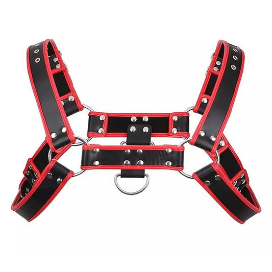 Luxurious Leather BDSM Harness - Elevate Your Sensual Journey - Cuffs and Restraints