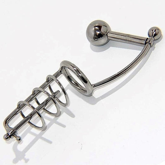 Hell's Couture Ultimate Pleasure Cage - Urethral, Anal, Chastity - Male Chastity