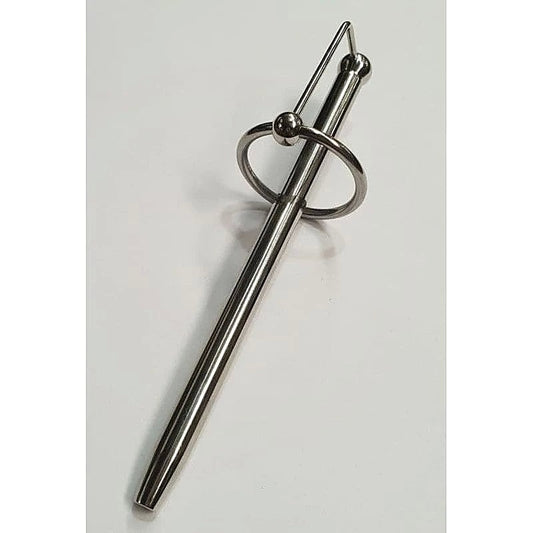 Cracked Steel Princes Wand and Glans Ring - Extreme Pleasure Set - Penis Plugs
