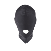 Love In Leather Lycra BDSM Hood With Mouth Opening Bondage Hoods