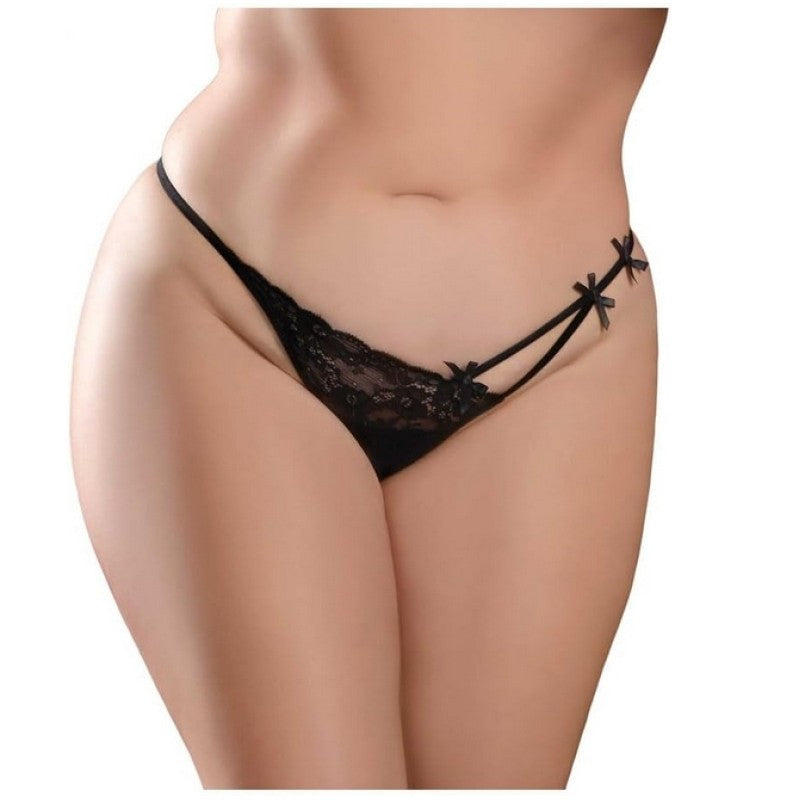 Pipedream HOOKUP Remote Bowtie Bikini With Anal Plug Bras and Bra Sets