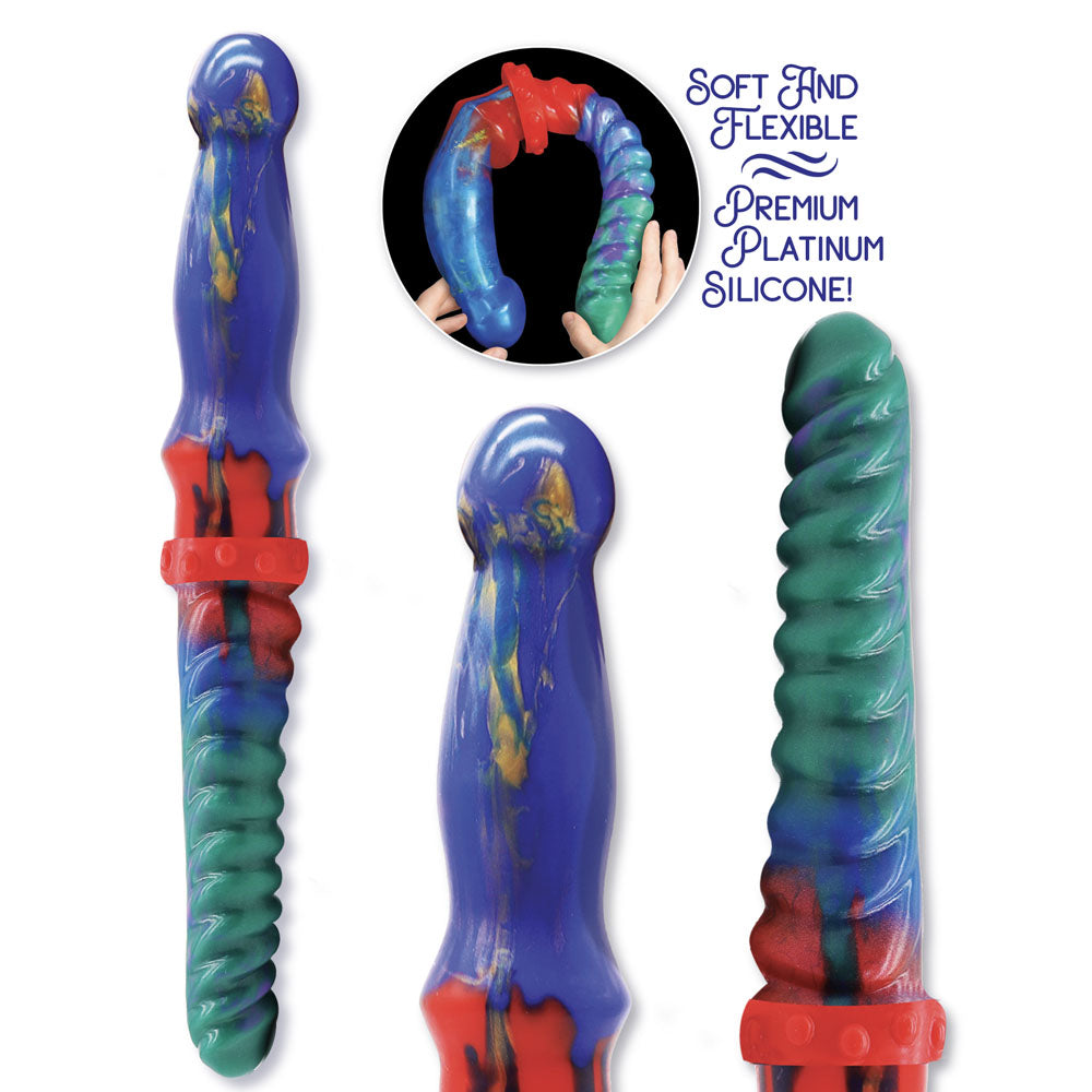 Icon Brands Alien Nation Double Demon Fantasy Double Dildo Default Title Non-Realistic Dildos