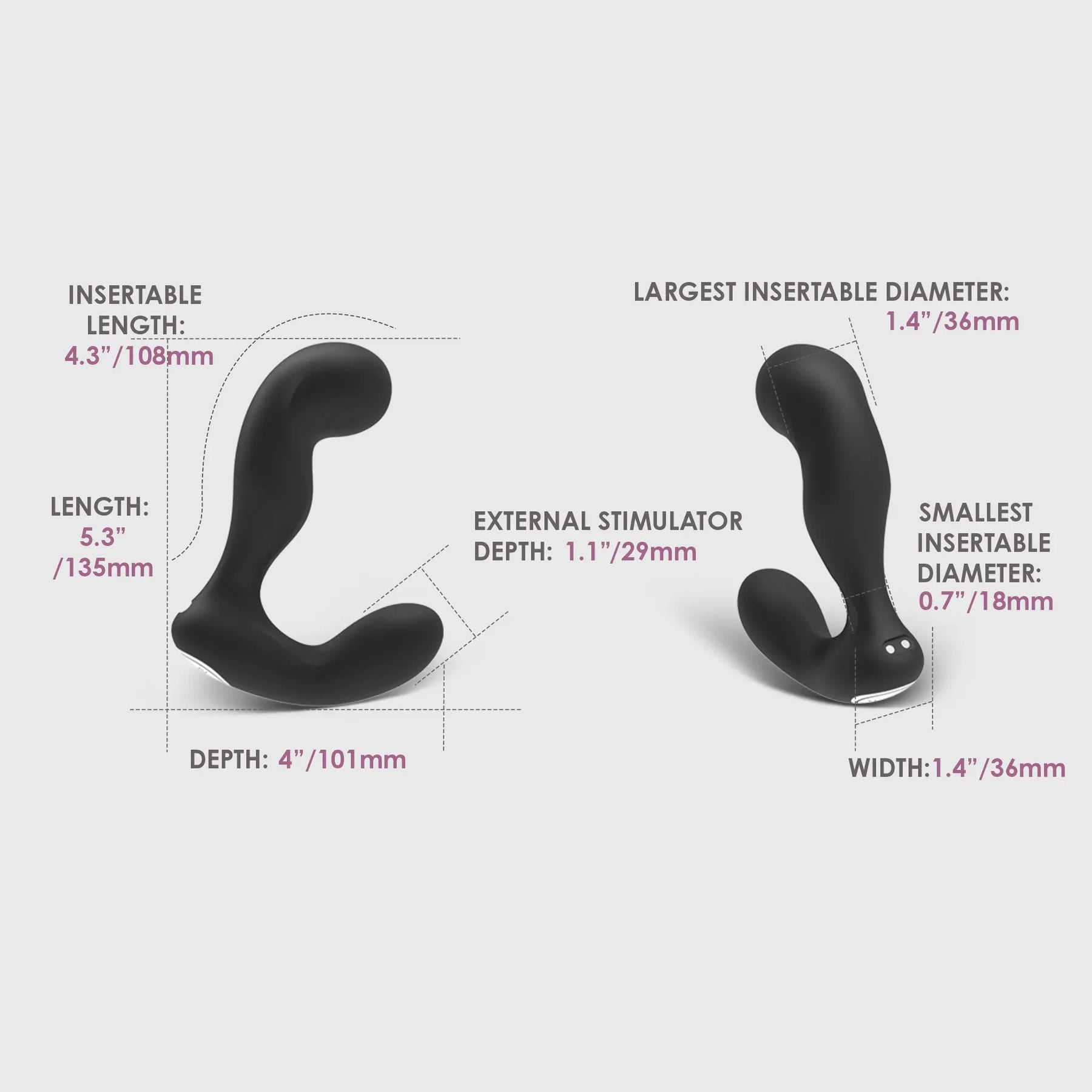 Svakom Iker App Controlled Vibrating Prostate Massager Luxury Sex Toys