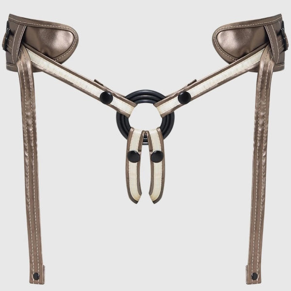 STRAP-ON-ME Leatherette Harness DESIROUS One Size - Strap On Sextoys