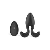 Adam & Eve OMEGA Rechargeable Vibrating Butt Plug Black Butt Plugs