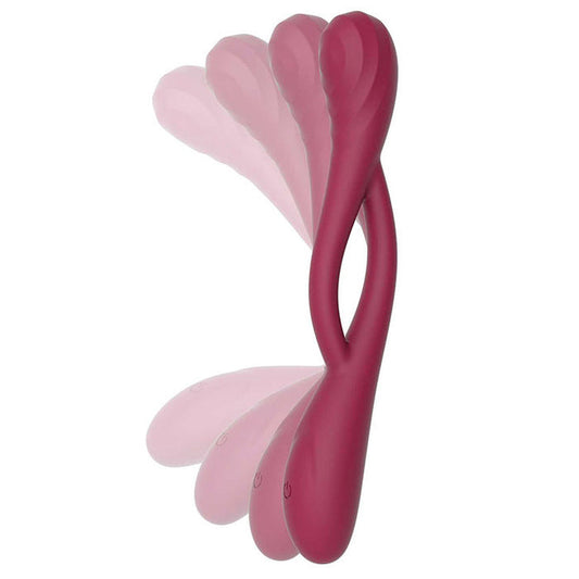Adam & Eve INFINITY USB Rechargeable Bendable Vibrator Red G-Spot Vibrators
